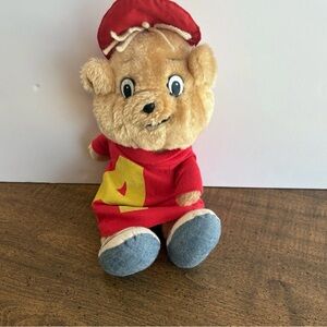 Vintage 1983 Alvin And The Chipmunks Plush Doll 11" Bagdasarian CBS Toys Cl